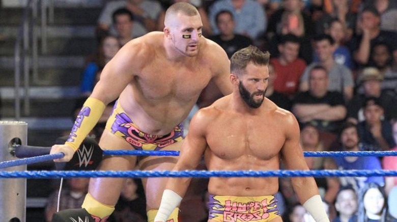 Mojo Rawley and Zack Ryder get set for tag action