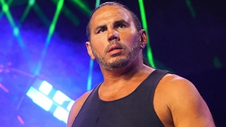 Matt Hardy looking away