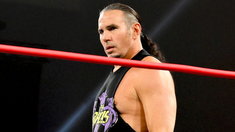 Matt Hardy standing in a wrestling ring