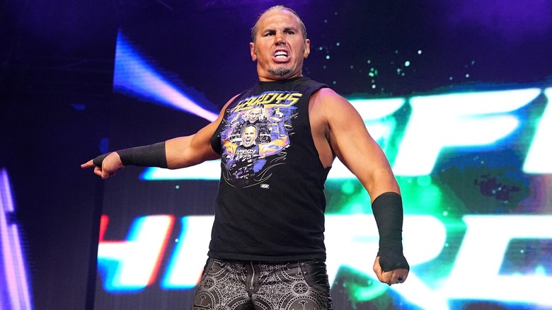 Matt Hardy Does His Delete Hand Gesture On AEW TV