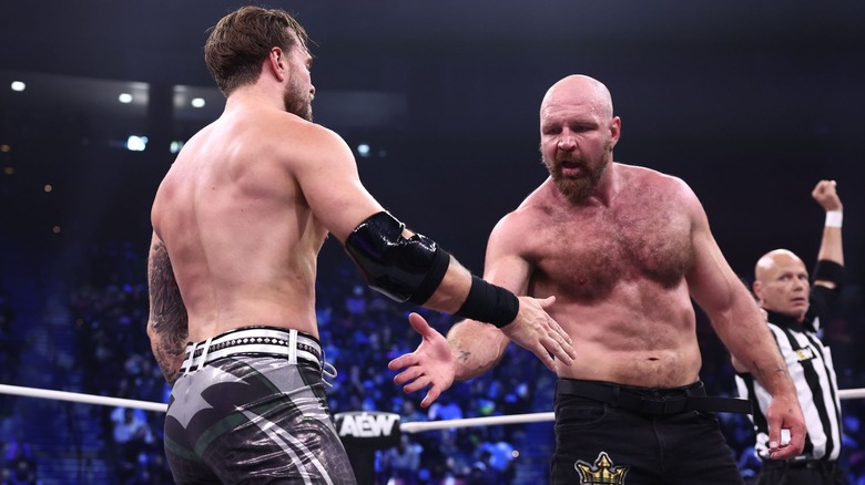 Will Ospreay and Jon Moxley on AEW Dynamite