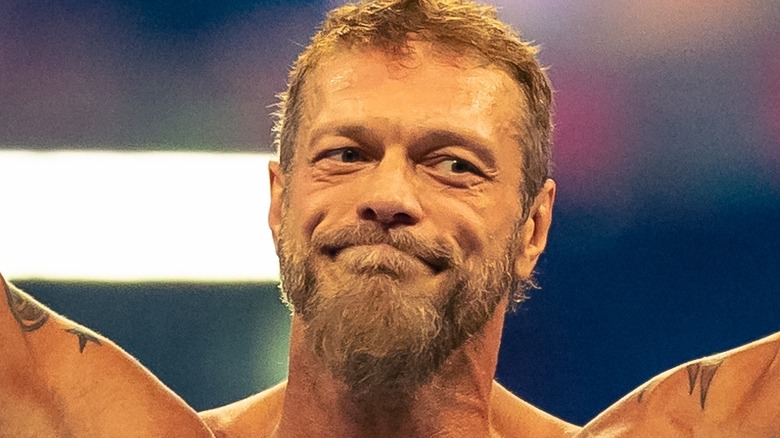 Edge posing at WrestleMania