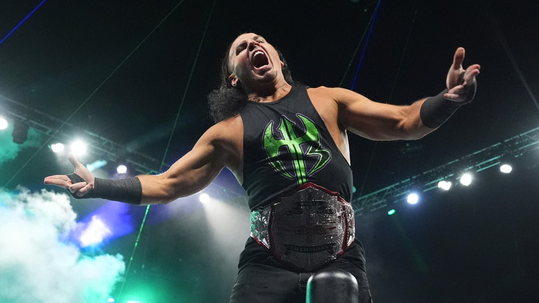 Matt Hardy makes entrance on 