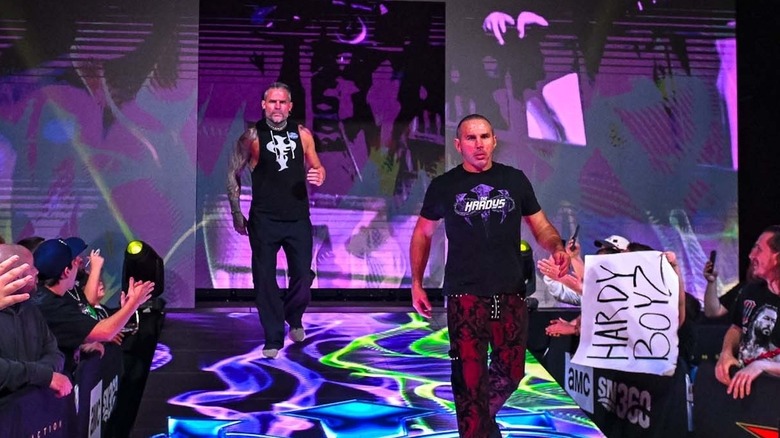The Hardy Boys coming to the ring