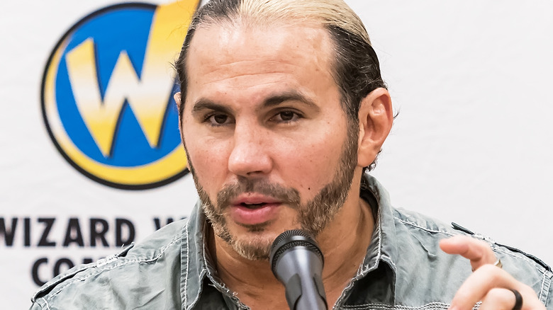 Matt Hardy speaking