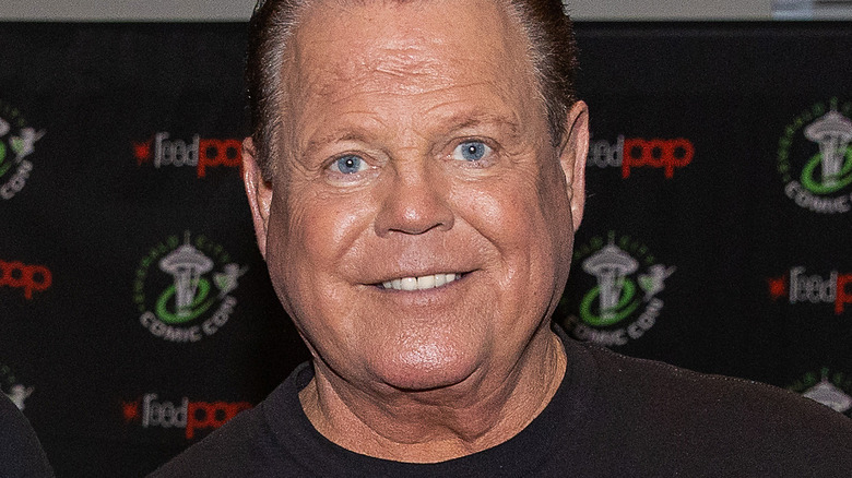 Jerry "The King" Lawler smiling