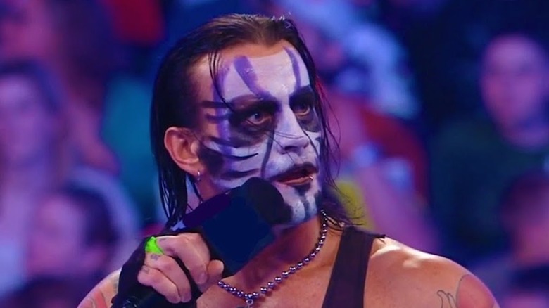 CM Punk with Jeff Hardy facepaint