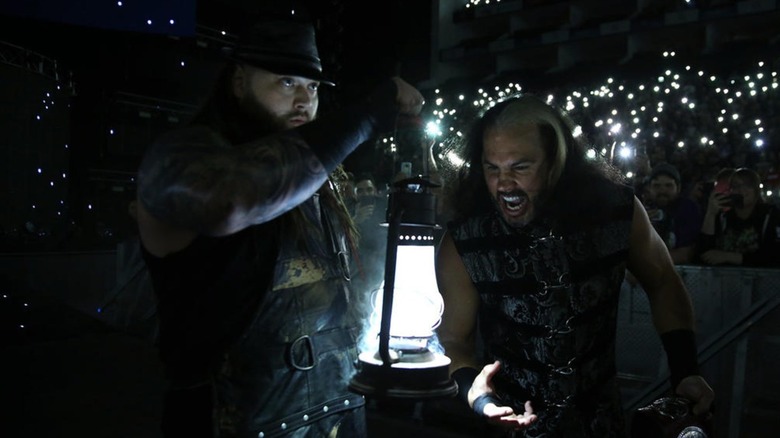 Bray Wyatt And Matt Hardy During Their WWE Entrance