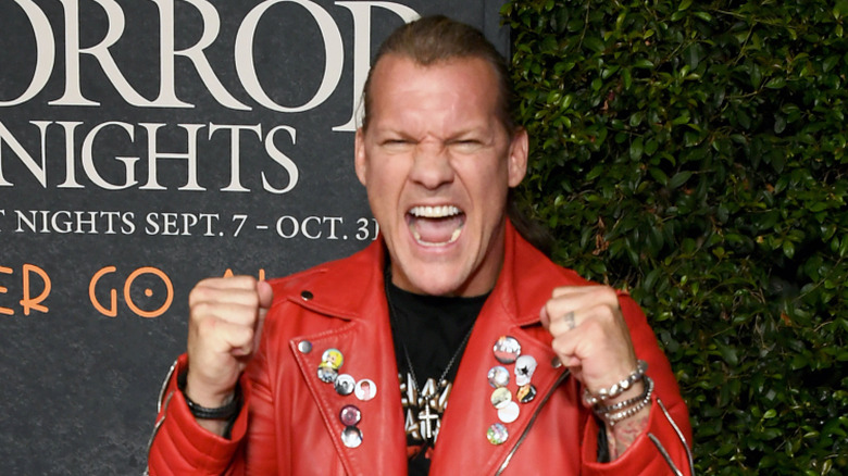 Chris Jericho on the red carpet
