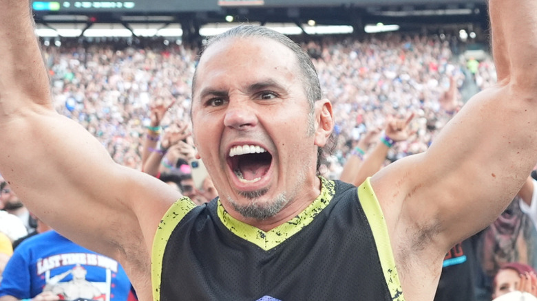 Matt Hardy acting all broken