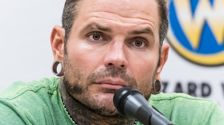 Jeff Hardy answering questions