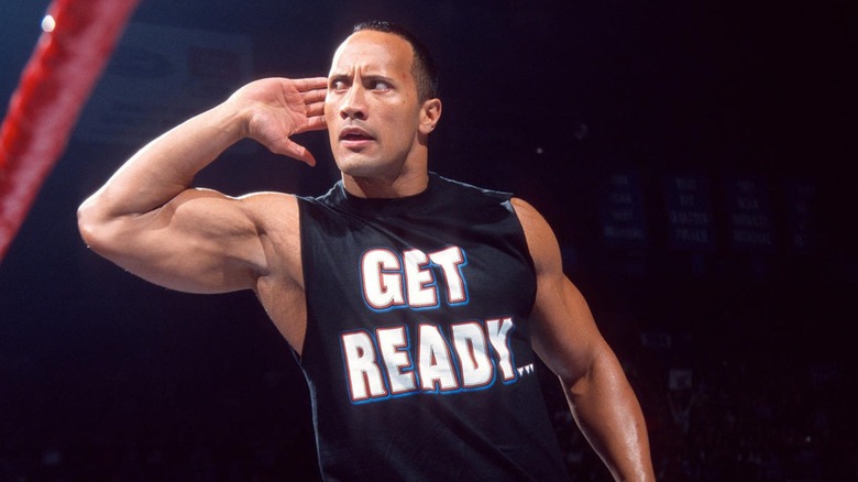 The Rock Interacts With Fans On WWE TV