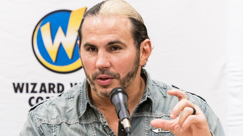 Matt Hardy of WWE The Hardy Boyz attends Wizard World Comic Con Philadelphia