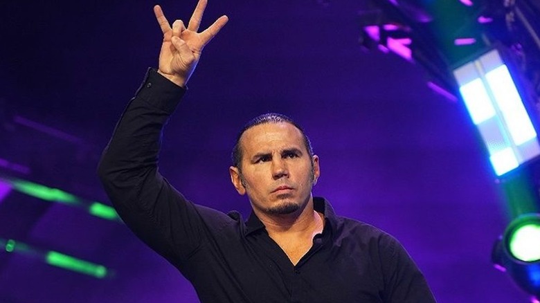 Matt Hardy arm raised