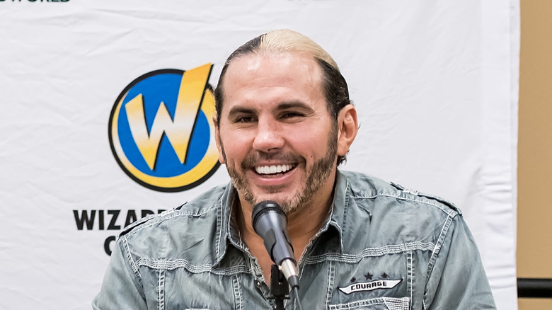 Matt Hardy smiles