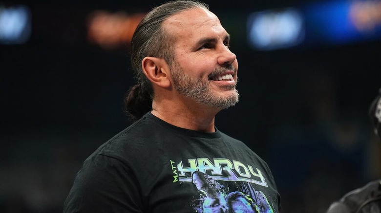 Matt Hardy smiling