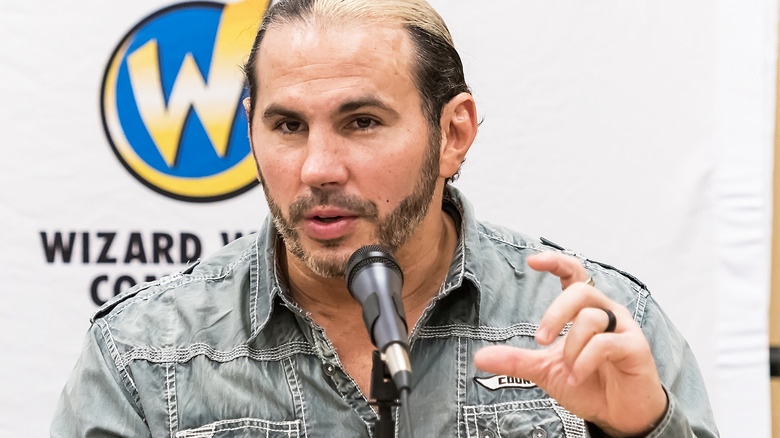 Matt Hardy speaking