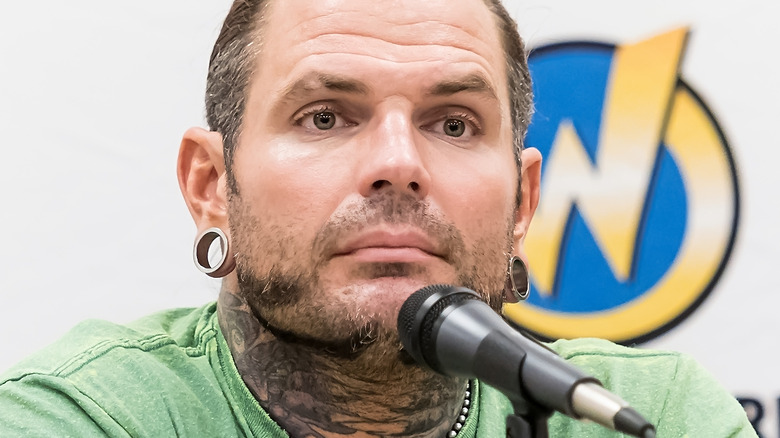 Jeff Hardy with microphone