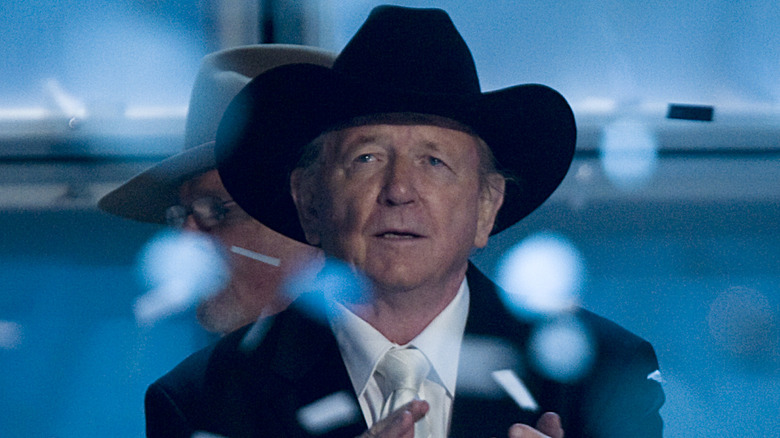 Terry Funk,left, and Dory Funk Jr. attends the 25th Anniversary of WrestleMania's WWE Hall of Fame at the Toyota Center on April 4, 2009 in Houston, Texas.