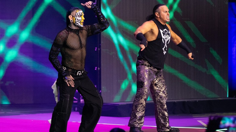 The Hardys get ready for in-ring action