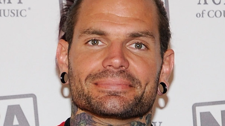 Jeff Hardy's smiling