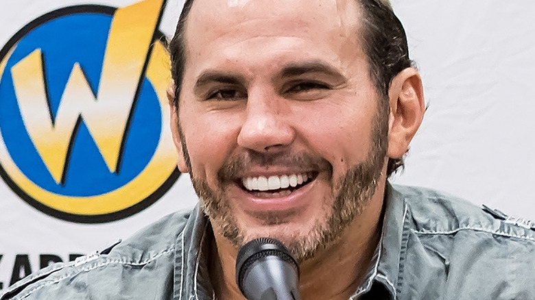 Matt Hardy speaking