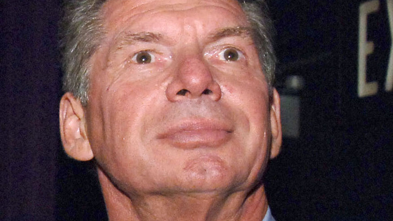 Vince McMahon staring