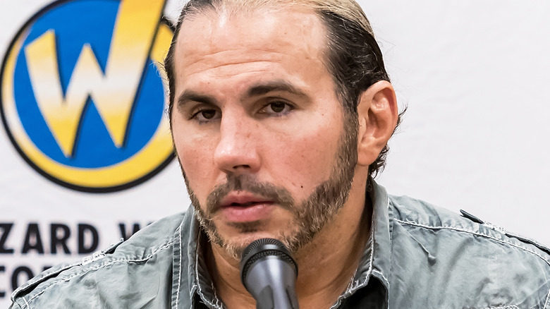 Matt Hardy speaking