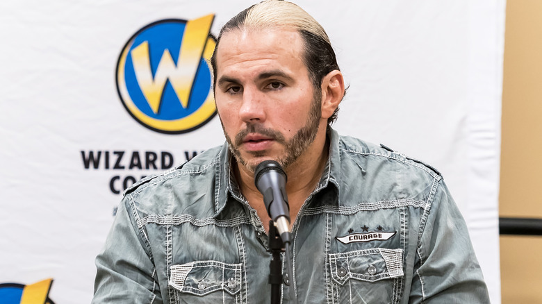 Matt Hardy speaking