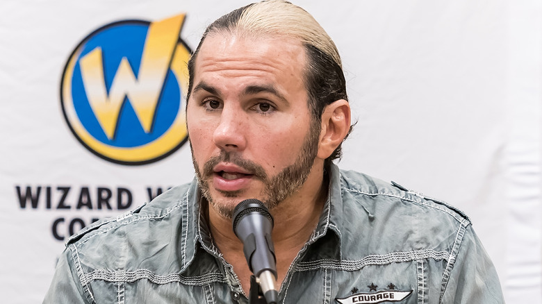 Matt Hardy speaking 