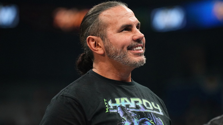 Matt Hardy smiling on Rampage