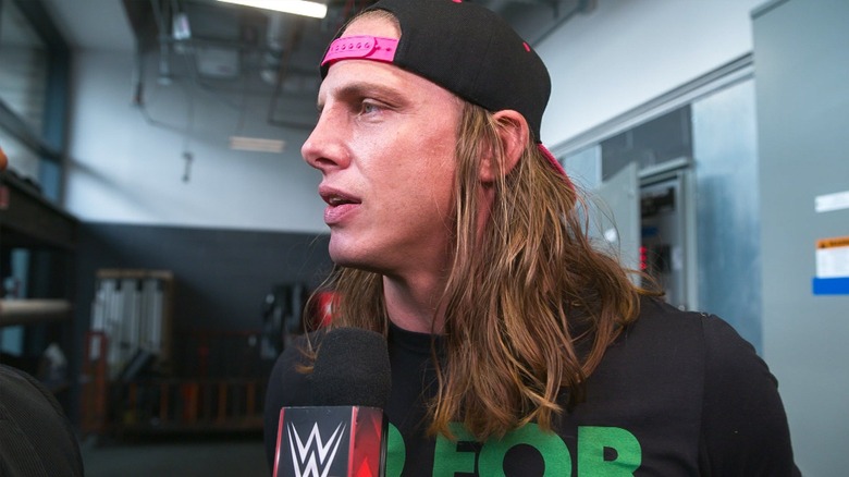 Matt Riddle talking