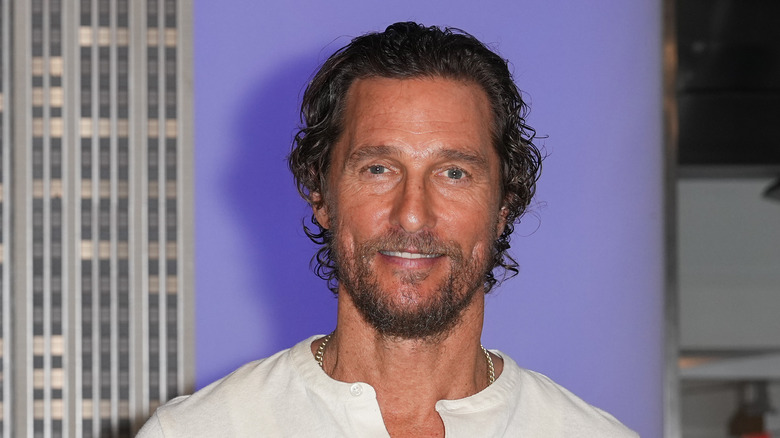 Matthew McConaughey smiling