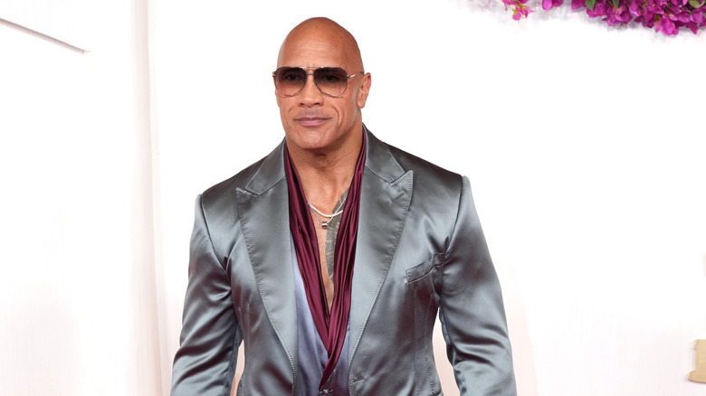 The Rock on the red carpet