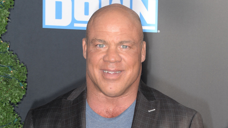 Kurt Angle at a SmackDown event
