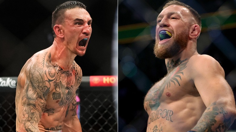 [Left] Max Holloway and Conor McGregor [Right]