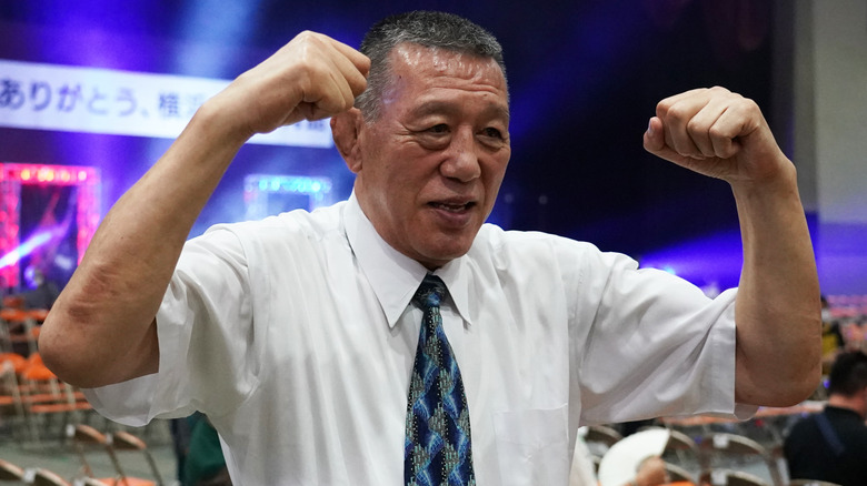 Great Kojika flexing his muscles