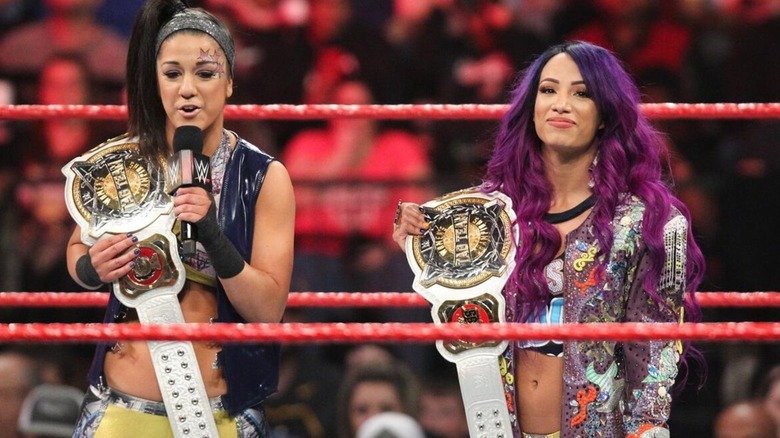 Bayley and Sasha Banks in WWE