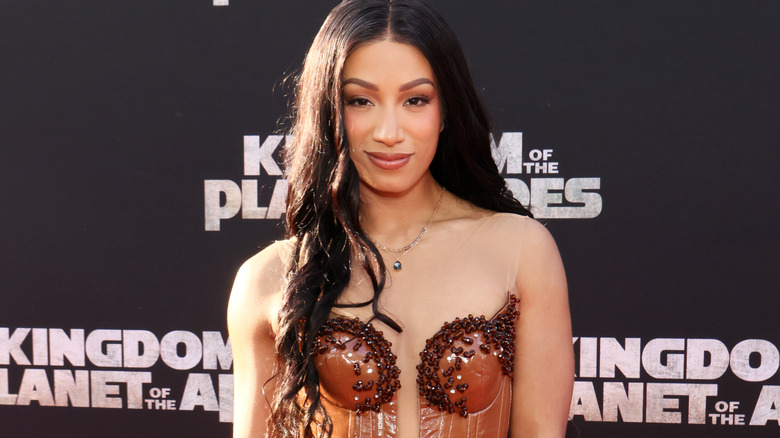 Mercedes Mone smiling