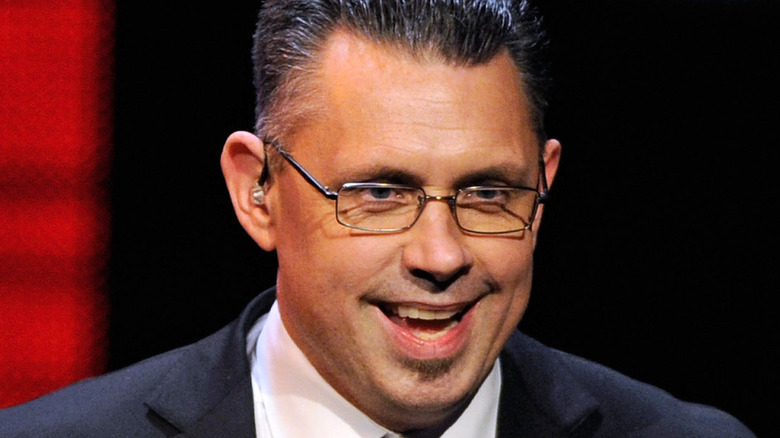 Michael Cole smiling