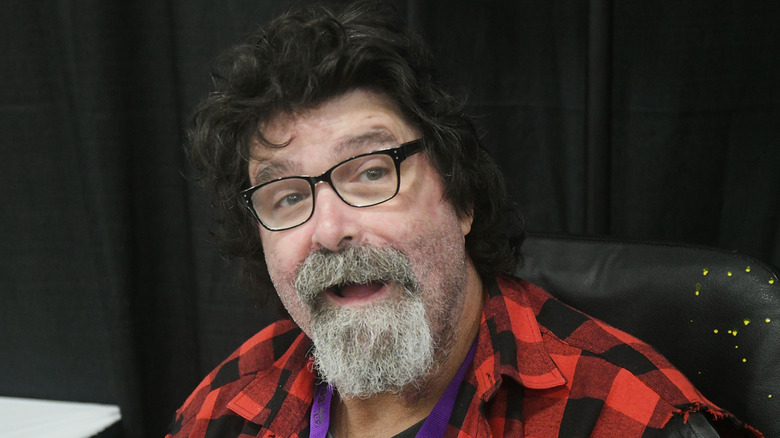 Mick Foley attends the Contropolis New Jersey Autograph Convention at Meadowlands Exposition Center on July 13, 2024