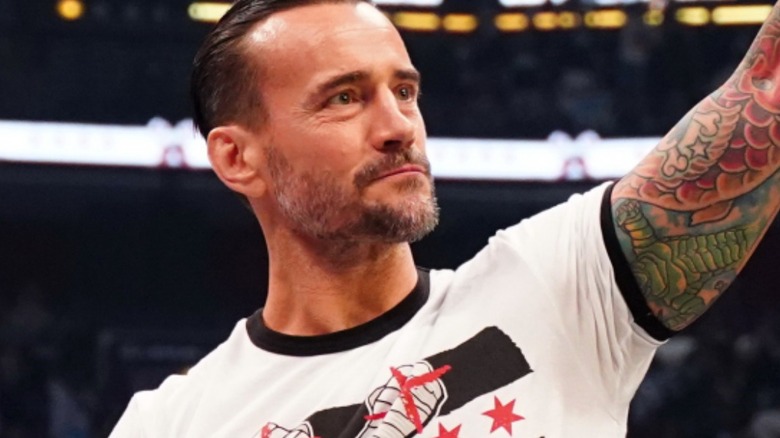 CM Punk looking fondly out to the fans