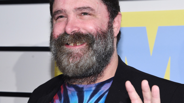 Mick Foley waving