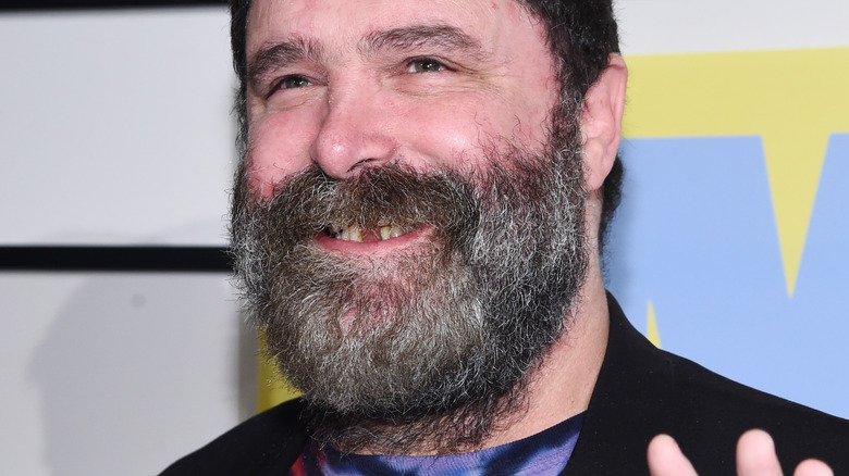 Mick Foley smiling