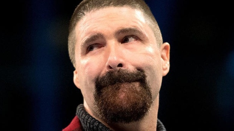 Mick Foley looking away