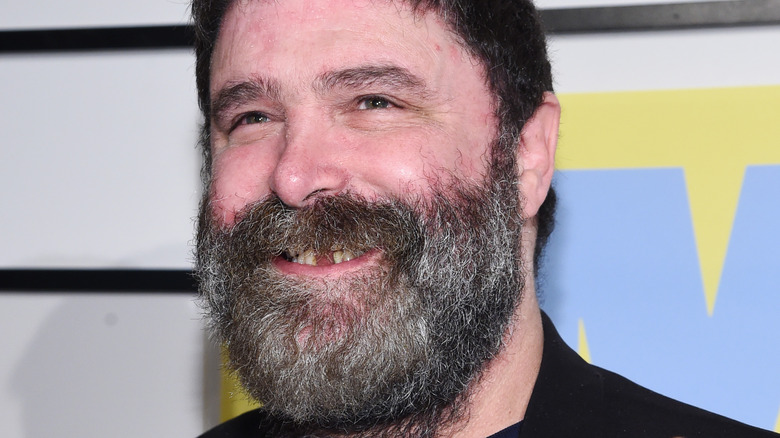 Mick Foley smiling