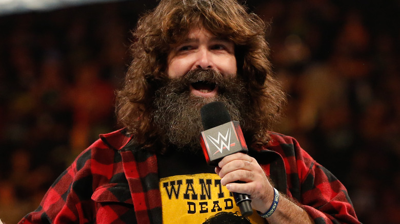 Mick Foley smiling