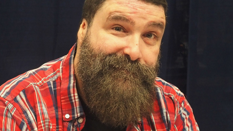 Mick Foley smiling