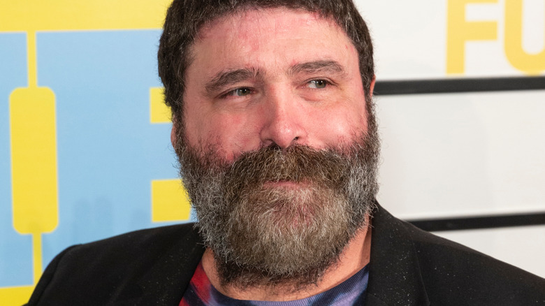 Wrestling legend Mick Foley at a television premiere