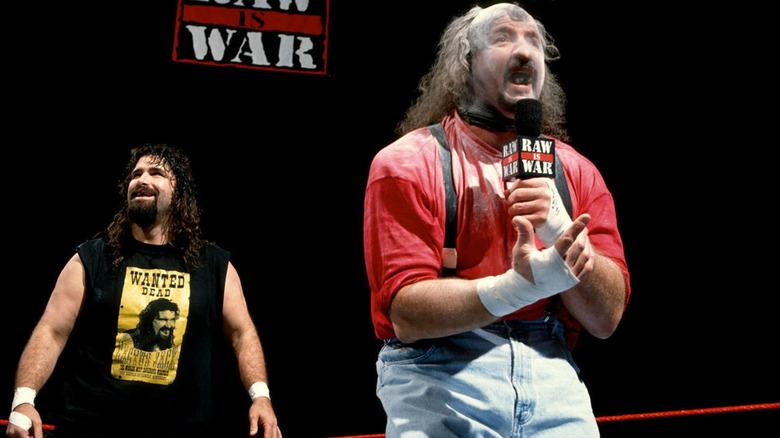 Terry Funk Speaks As Mick Foley Looks On